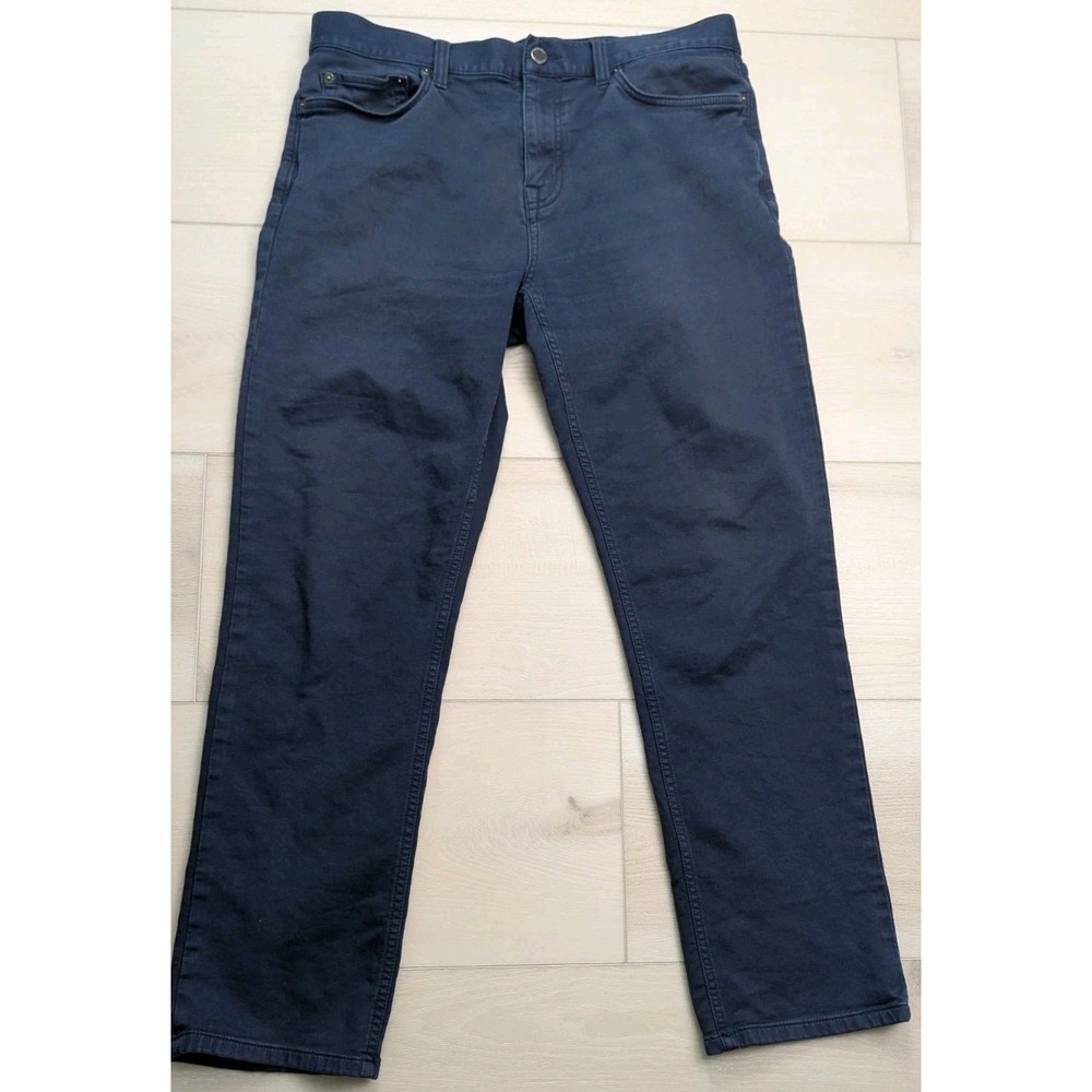 Banana Republic Traveler Slim Fit Jeans Mens 33x29 Navy Blue Denim Stretch